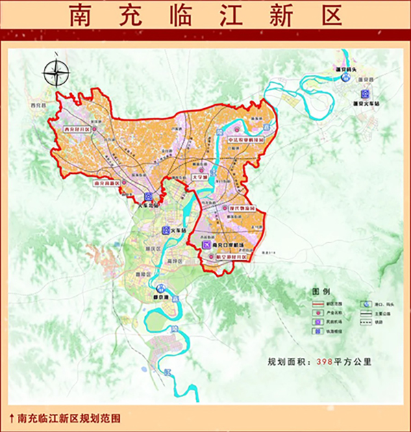 南充临江新区规划,交通,区位,空间结构发布