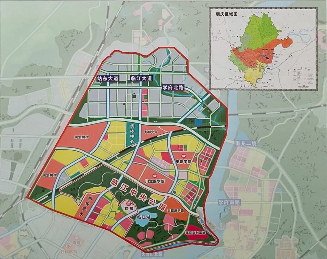 南充大学城规划图片