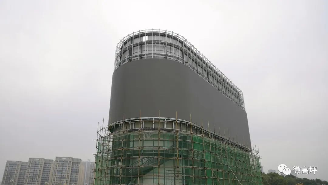 川东北地区最大！南充裸眼3D宣传大屏预计12月底竣工